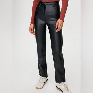 Aritzia Malena Leather Pant
